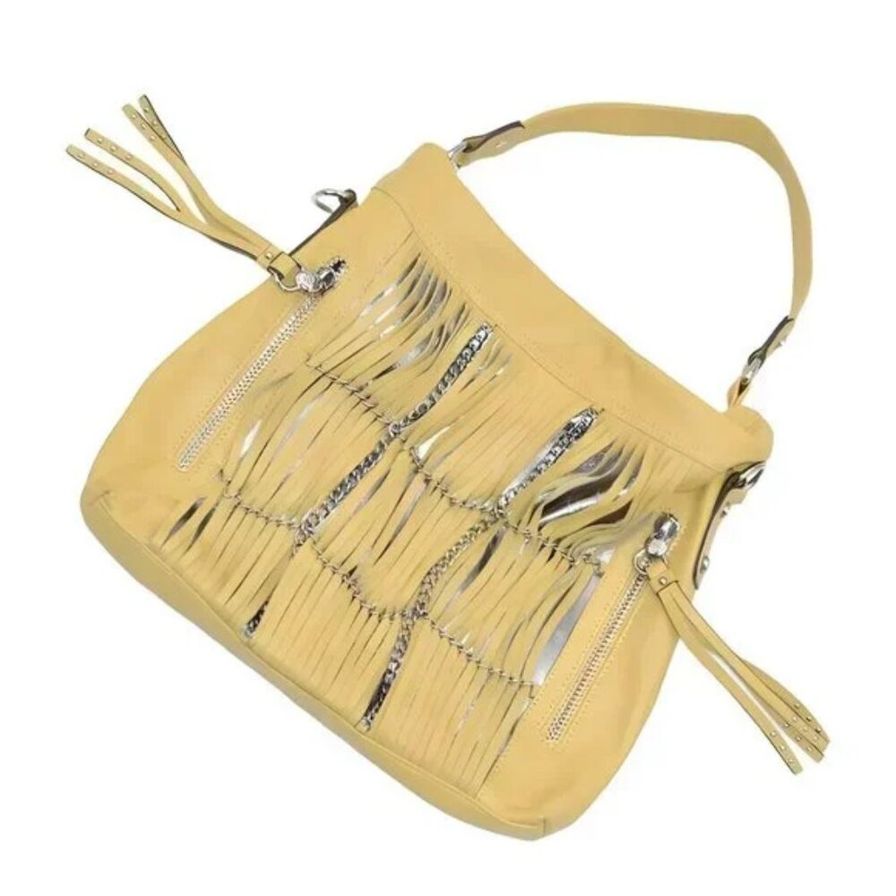 Makowsky Structured Yellow Mustard Soft Leather S… - image 2